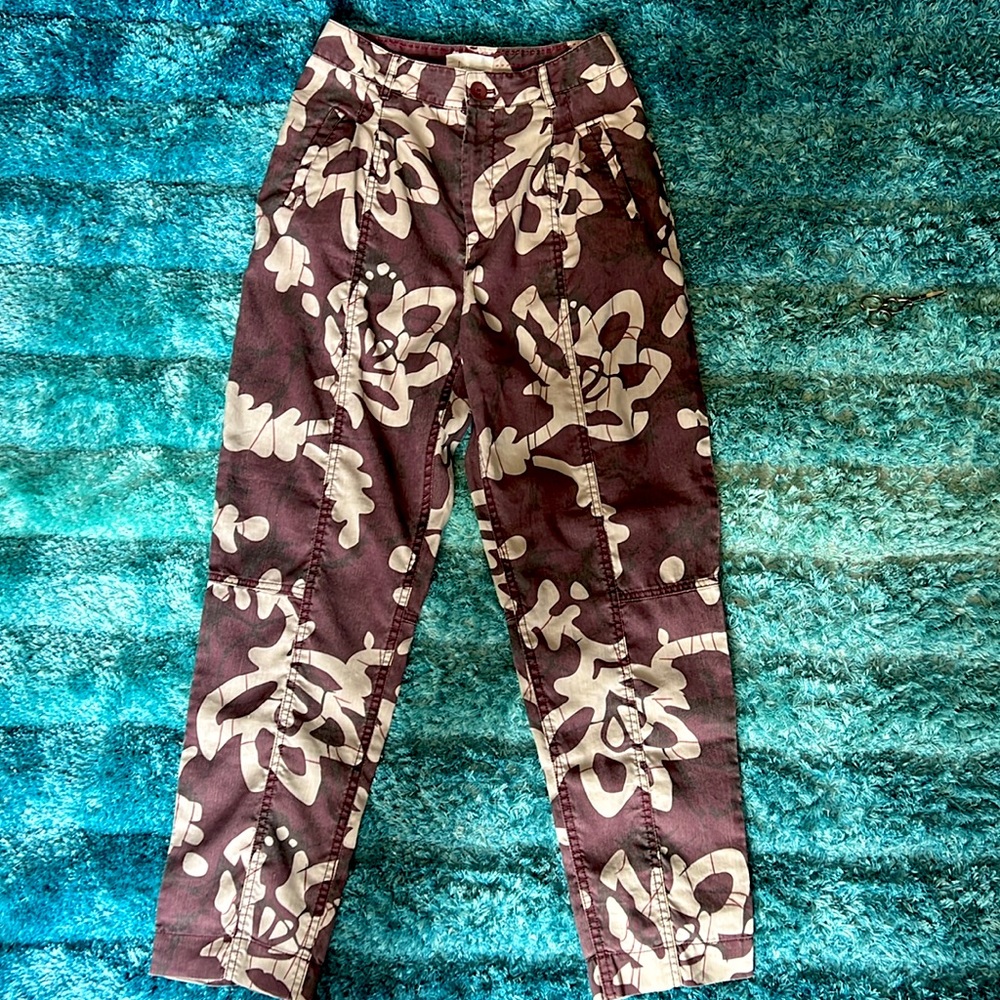 Anthropologie Frani Tapered High Wasted Pants 27T
